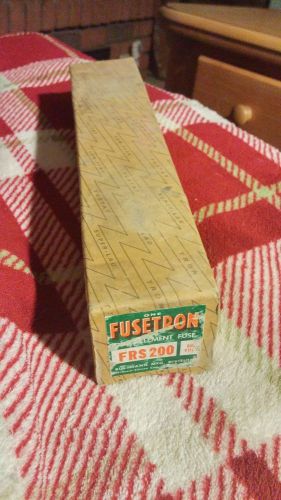 FUSETRON FRS200 FUSE 200 AMP 600 VOLT- NIB