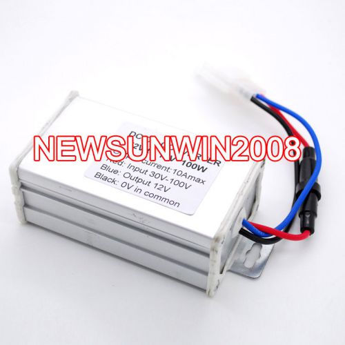 DC DC Converter 72V 60V 48V 36V (30V-90V) To 12V 100Wmax vehicles golf carts