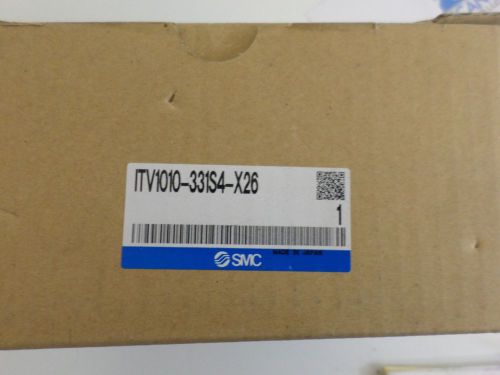 NEW SMC REGULATOR ITV1010-331S4-X26  0-10VDC 0.7-14PSI