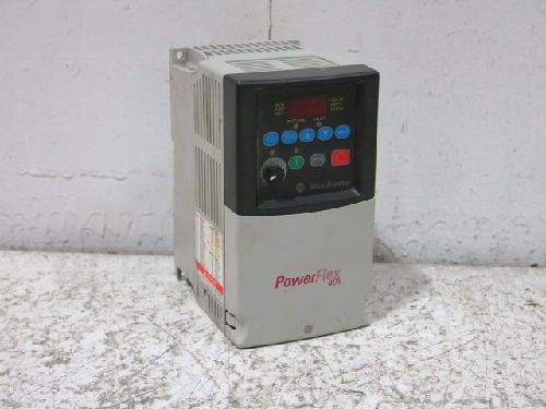 ALLEN BRADLEY 22B-D2P3N104 POWERFLEX-40 AC DRIVE, 1 HP, 0-400 Hz