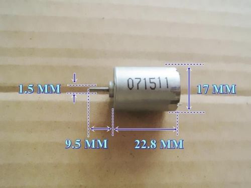 2pcs Round 130 Motor Small DC motors 6V-12V 18000 RPM Micro DC Motor