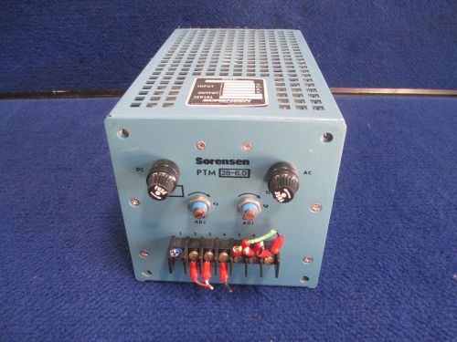 #m231 sorensen ptm 28-6.0 power supply for sale