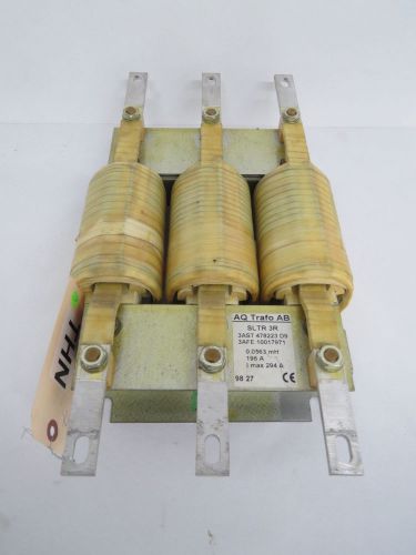 TRAFO SCHNEIDER SLTR 3R 3PH 0.0563MH 196A AMP LINE REACTOR B453831