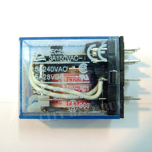 15 Pcs OMRON MY4NJ J MY4N MY4 HH54P-L AC 220V 14PIN 5A Power Relay Coil 4PDT