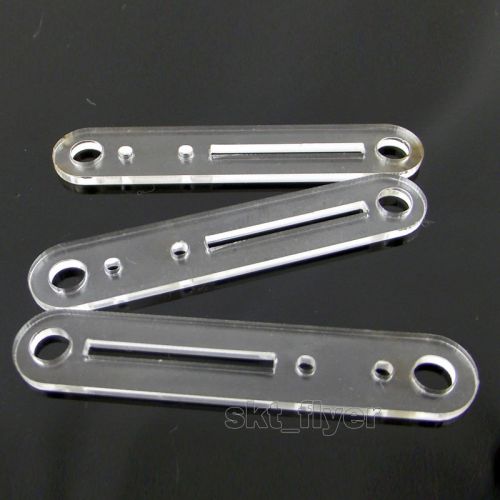 10pcs perforated plastic rod DIY accessory walking robot crank  connecting rod