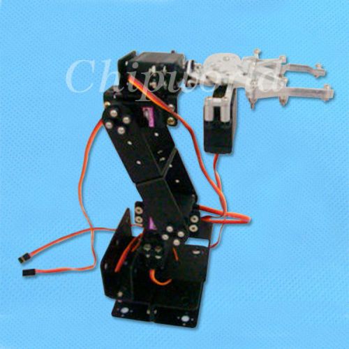 5 dof mechanical arm 5 axis steering gear bracket mechanical claw 3d rotation for sale