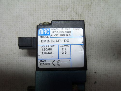 (X5-7) 1 NEW MAC VALVES DMB-DJAP-1DG SOLENOID VALVE