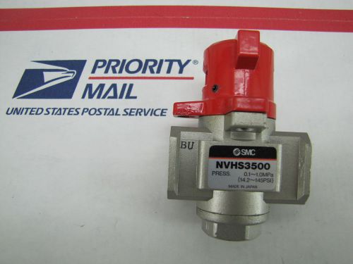 New ~ smc pneumatic lockout shut-off exhaust valve / nvhs3500 x116 | fast-ship for sale