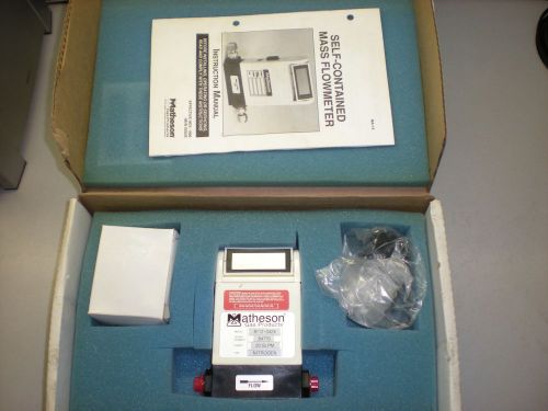 Matheson Model 8112-0424 Self Contained Mass Flowmeter - NOS - NIB - Nitrogen