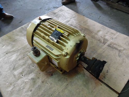 BALDOR SUPER-E MOTOR, 20 HP, V 230/460, RPM 1765, FR 256T, USED