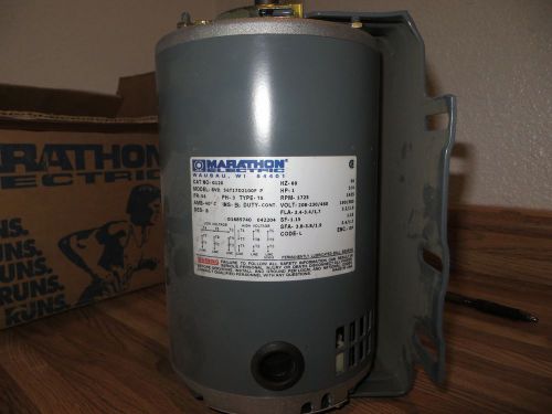 Marathon Electric 1 HP 3 PHASE 1725 RPM 208-460 V G120