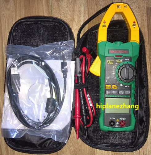 True RMS Inrush Current Clamp Meter 6KCounts DC AC V/A Ohm Cap Freq. NCV USB