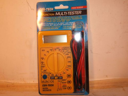 NEW Cen-Tech 7 Function Multimeter&amp;Battery Tester .