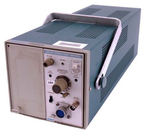 Tektronix tm502a 2-slot modular power module mainframe w/am 503 amplifier for sale