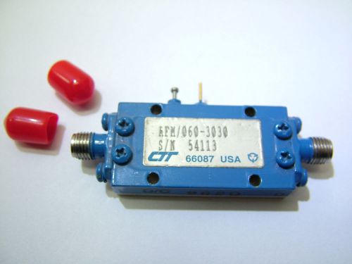 RF AMPLIFIER CTT  1.5 - 8GHz  GAIN  37db  AFM/060-3030