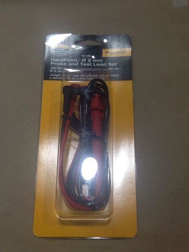 Fluke TL75 HardPoint 2mm Probe Test Lead Set Brand New