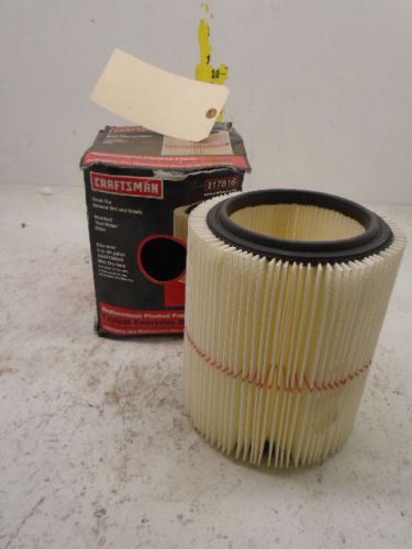 CRAFTSMAN STANDARD RED STRIPE WET/DRY VAC FILTER NEW W/ WORN PACKAGING