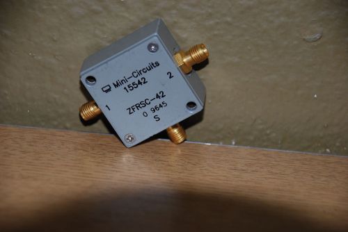 MINI CIRCUITS ZFRSC-42 POWER SPLITTER COMBINER DC 4200 MHZ 2 WAY RESISTIVE 50?