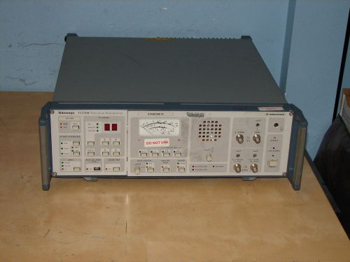 Tektronix tek tv 1350 television demodulator / rohde &amp; schwarz standard m for sale