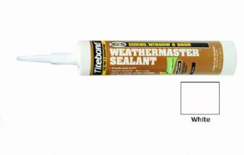 Titebond WeatherMaster Siding, Window, Door Sealant White, 10.1 oz (44001)