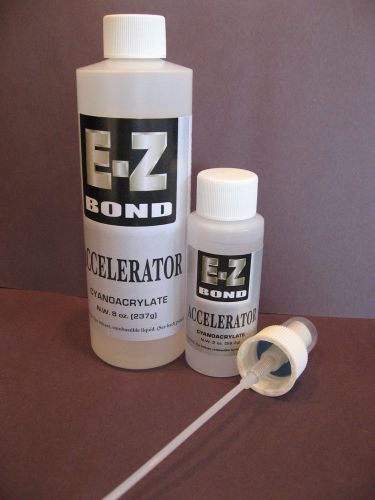 E- BONDSUPER GLUE  ACCELERATOR 2 OZ SPRAY AND 8 OZ REFILL