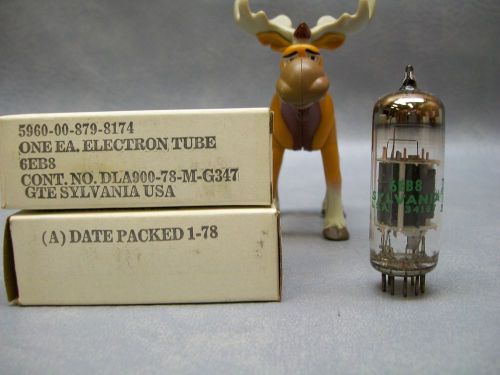 Sylvania 6EB8 Vacuum Tubes  Military Packed 1/1978  Lot of 2