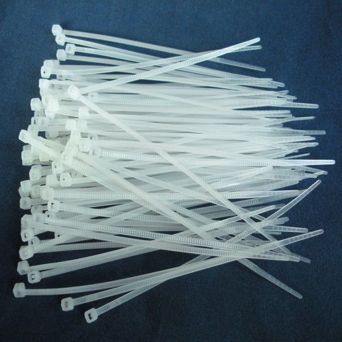 100pcs GOLIATH INDUSTRIAL White WIRE CABLE ZIP TIES NYLON TIE WRAPS WHOLESALE