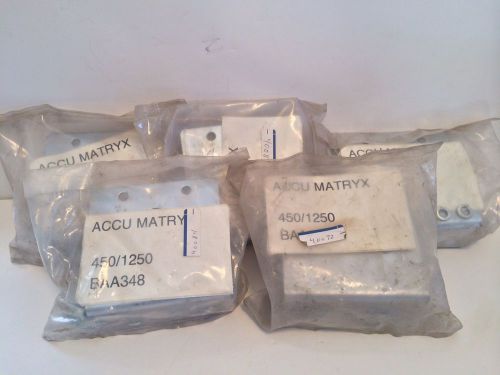 (5) NEW! ACCU MATRYX HARDWARE MOUNTING KITS BAA348 450/1250