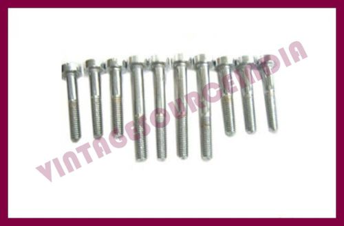 ROYAL ENFIELD CHROMED TIMING COVER SCREW KIT