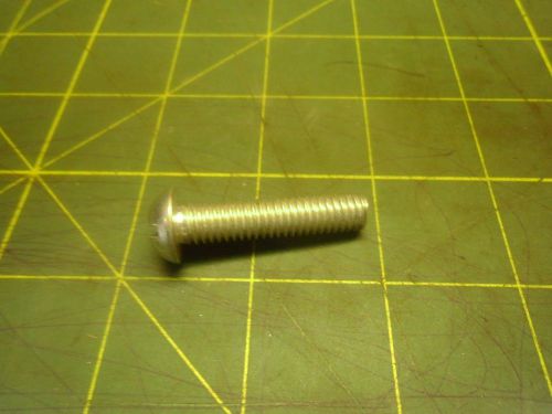 BUTTON HEAD SCREW 5/16-18 X 1 1/2 SLOTTED QTY 25 STEEL ZINC PLATED #J53450