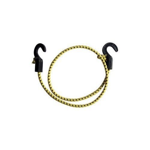 Keeper Corporation Adjustable Stretch Cord 60 in. L Black, Yellow Bulk