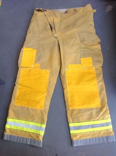 38x30 - GLOBE Pants-  FIREFIGHTER TURNOUT Bunker Gear - Nomex Liner #4