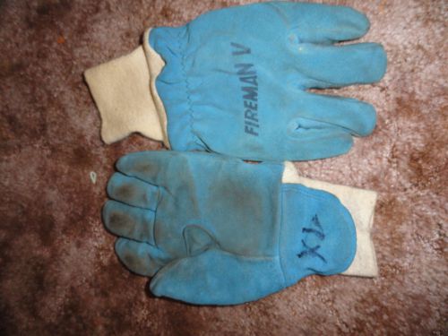 FIREFIGHTER GLOVES - EXTRA LARGE   FIREMAN V