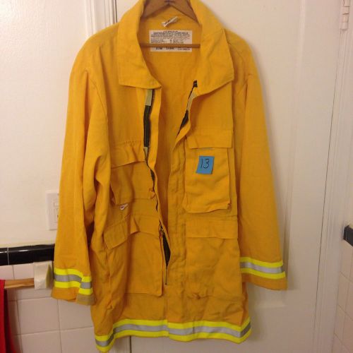 Wildland fire firefighting brush jacket nomex. xl regular. item#13 for sale