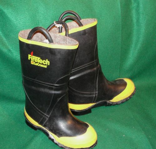 LaCrosse FireTech Firefighter Turnout Gear Bunker Boots Steel Toe SZ 71/2  Wide