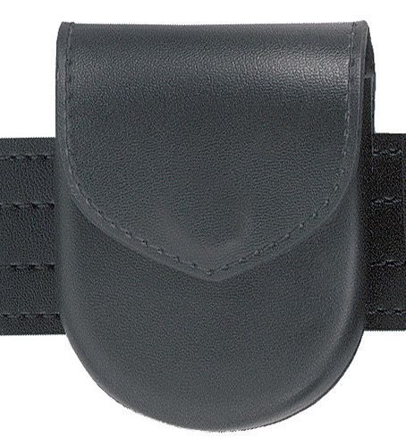 Lot 3 Safariland 90-9HS Black Hi-Gloss Hidden Snap Top Flap Handcuff Pouch