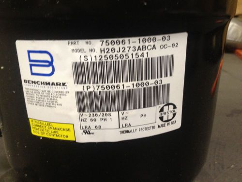 Benchmark Compressor H20J273ABCA