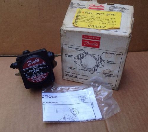 Danfoss BFPH 071N1152 Fuel Oil Pump 100psi 1725rpm Special Purpose L.H.S.E.(New)