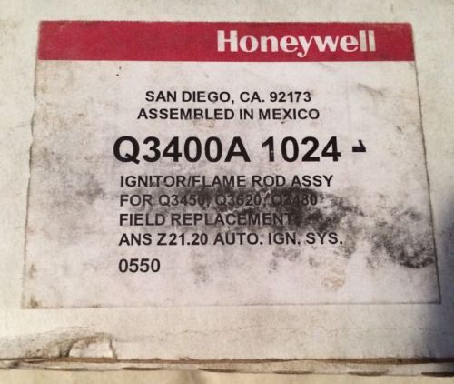 Honeywell ignitor flame rod assembly/q3400a1024-new for sale