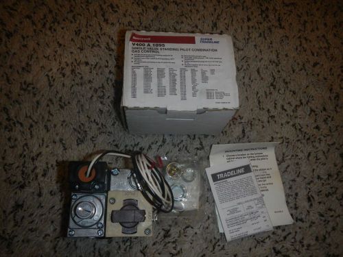 Honeywell v400a1095 single valve standing pilot combination gas control valve for sale