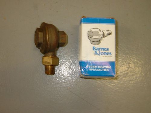 Barnes &amp; jones 1/2&#034; steam radiator trap no. 122 angle vac-25 psig 4730-203-3259 for sale