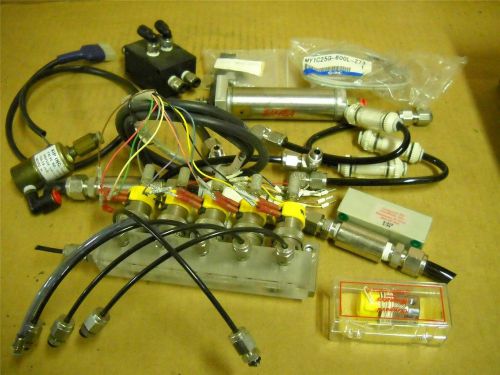 Lot of Misc Solenoids and Pneumatics Clippard Bimba KIP Koganei SMC