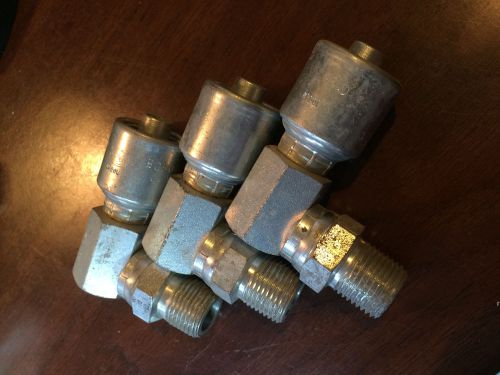 3 Gates 8G 8MPX90 Hydraulic fittings, G25106 0808