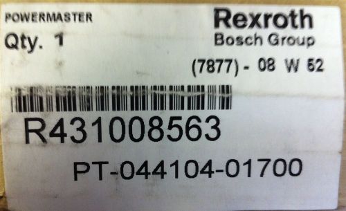 POWER MASTER 7877 REXROTH PT-044104-01700  PT04410401700 Control Valve