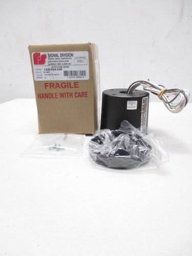 NEW FEDERAL SIGNAL LSB-024-240 LITESTAK PLASTIC BASE 24-240V-AC LIGHTING D425594