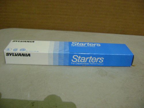 NEW BOX 10X SYLVANIA FS-2 FLUORESCENT LAMP STARTER 14W 15W 20W WITH CONDENSER