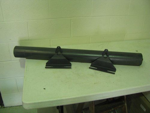 Conveyor pulley, 42&#034;x4&#034; idler, w/mounting brackets