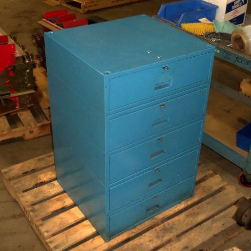 LYON 5 DRAWER 20&#034; X 22&#034; X 34&#034; STORAGE CABINET