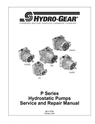 Pump PG-4DCC-DZ1X-XXXX/ BDP-10A-103 HYDRO GEAR  HYDRAULIC transaxle