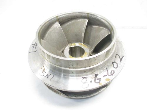 Warren rupp 14-5/8in od 2-1/2in bore 6-vane stainless pump impeller d439979 for sale